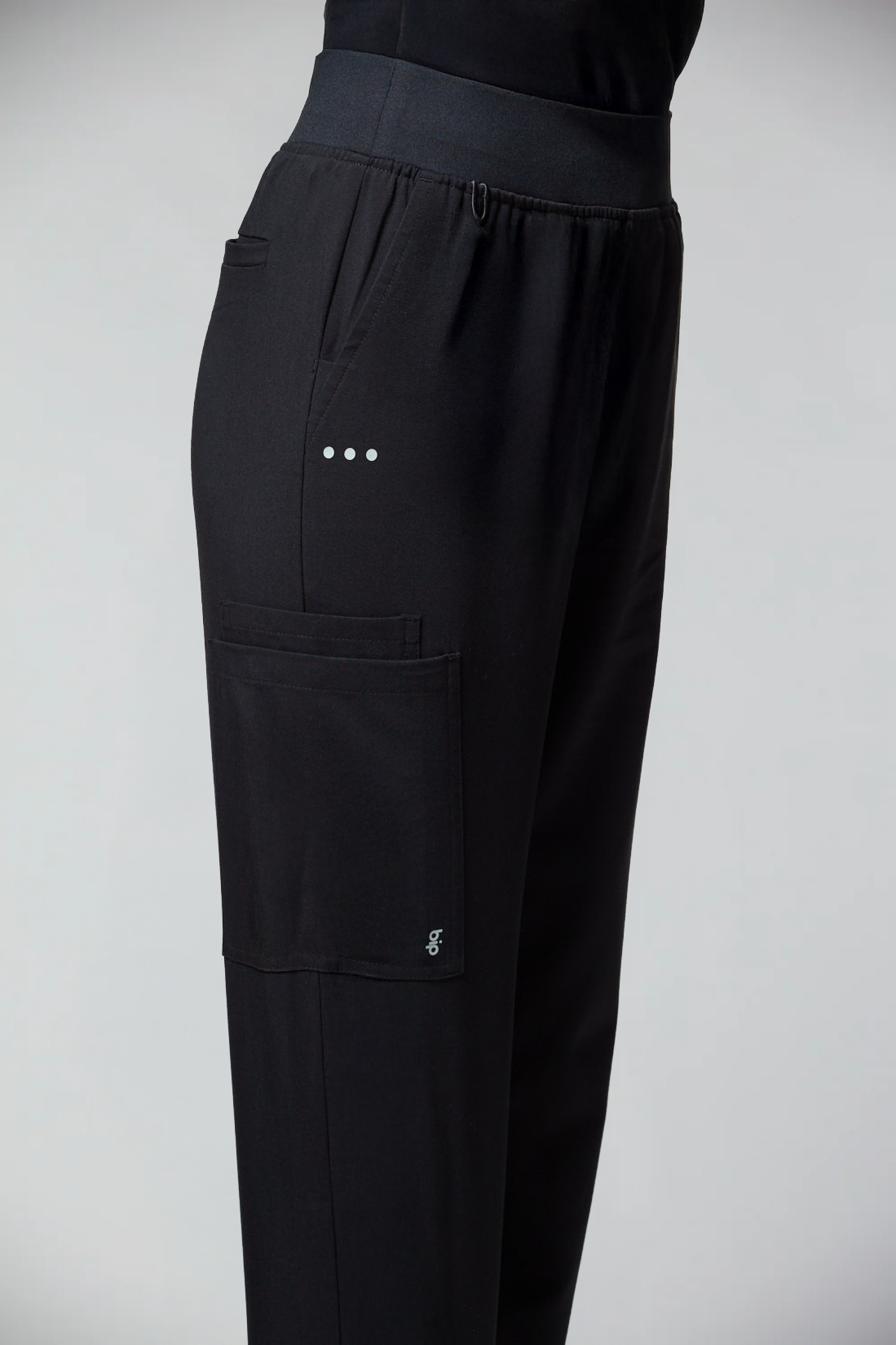 calça scrub feminina Soft Angelina Preto - Pijama Cirurgico