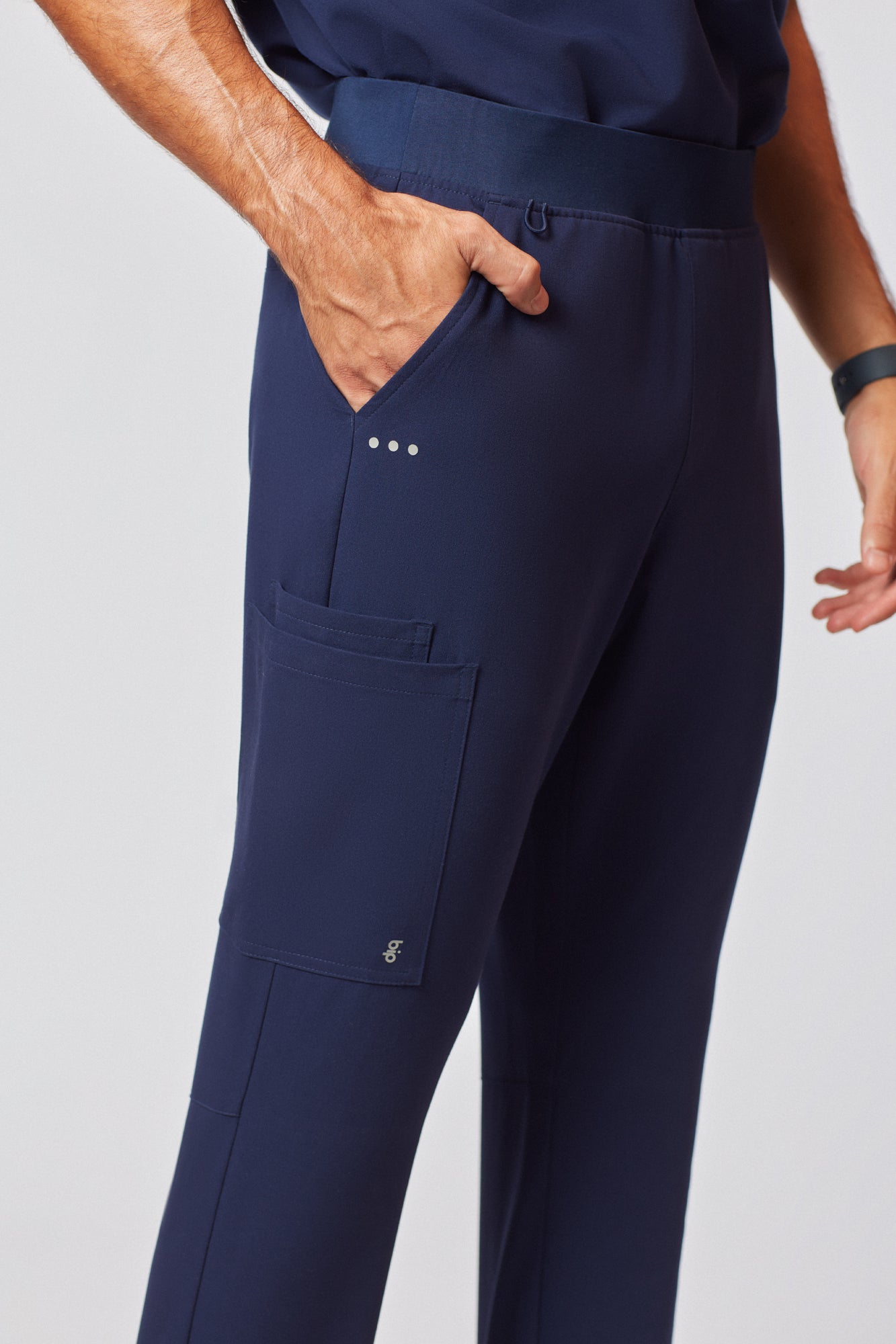 calça scrub masculina Tech Best Azul Marinho - Pijama Cirurgico