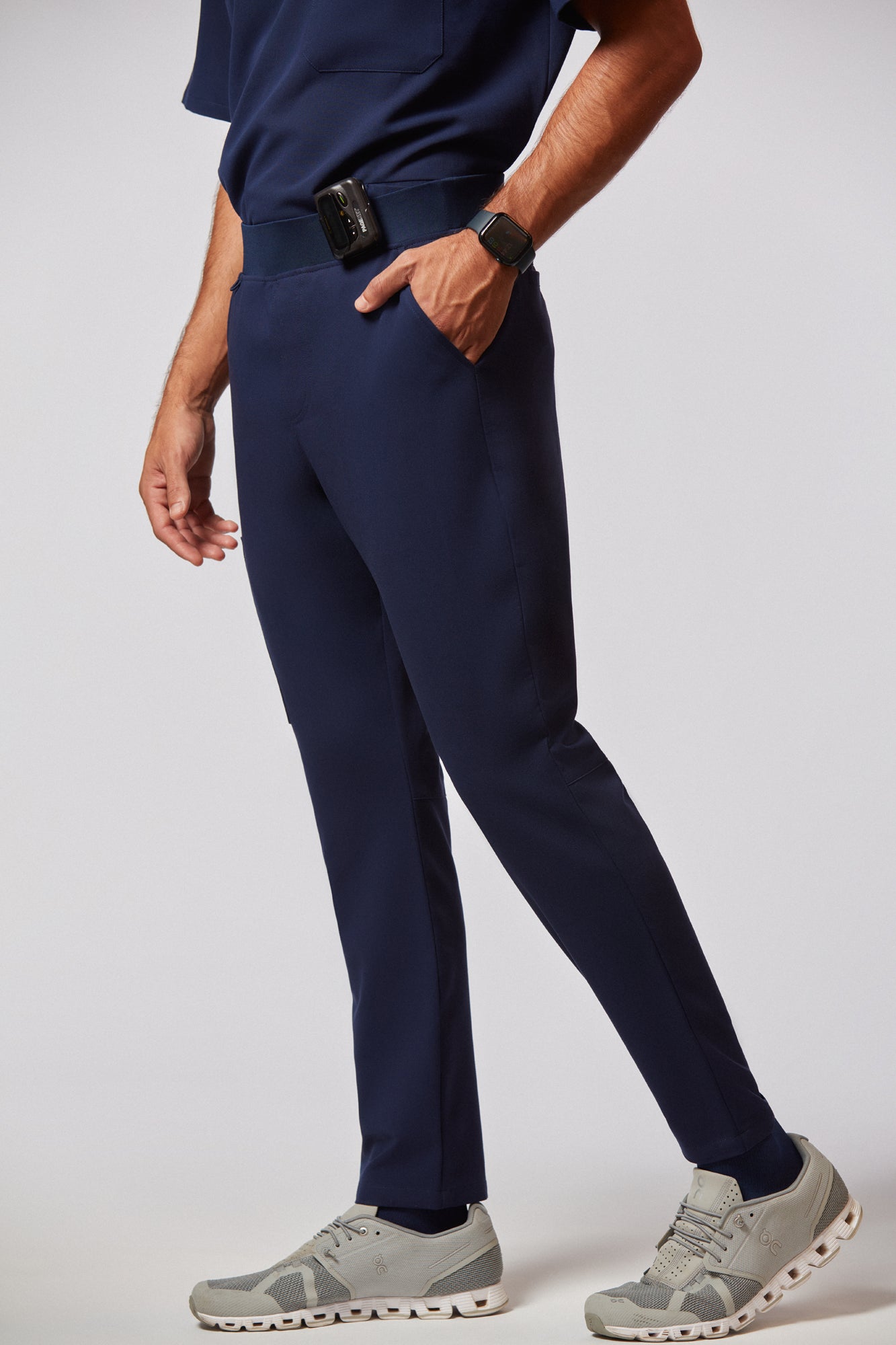 calça scrub masculina Tech Best Azul Marinho - Pijama Cirurgico