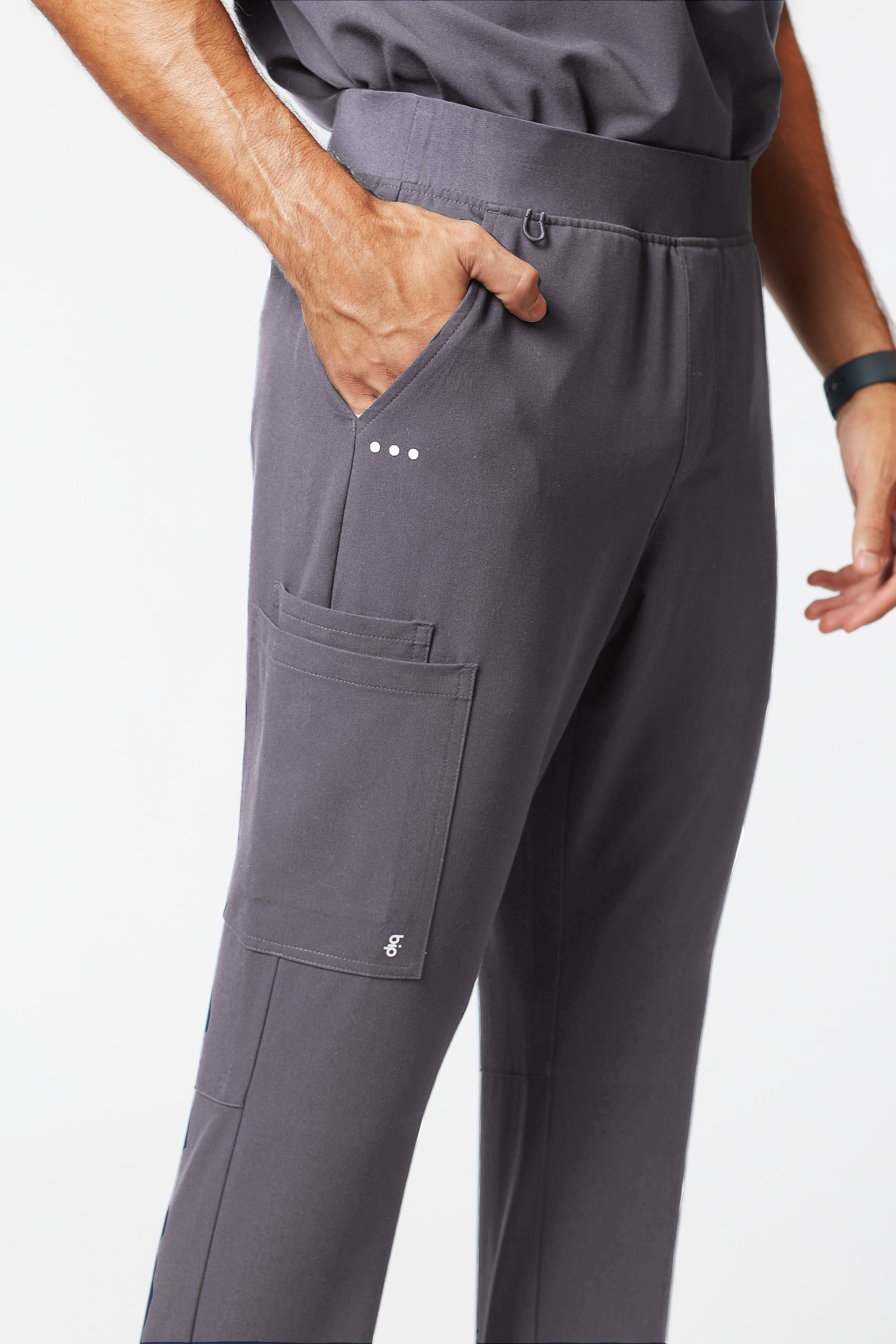 calça scrub masculina Soft Jatene (preto, verde, cinza, vinho)