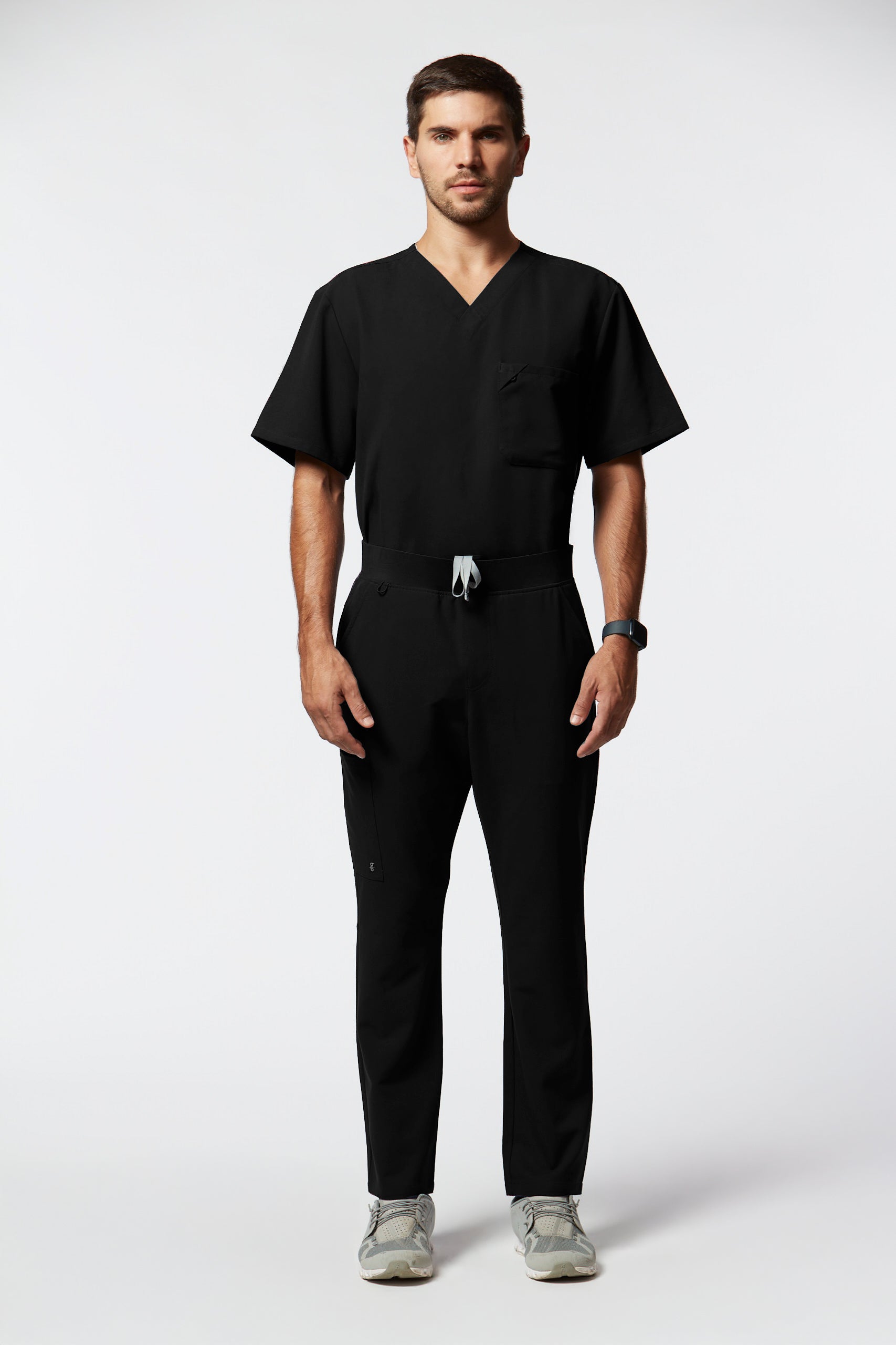 calça scrub masculina Soft Jatene (preto, verde, cinza, vinho)