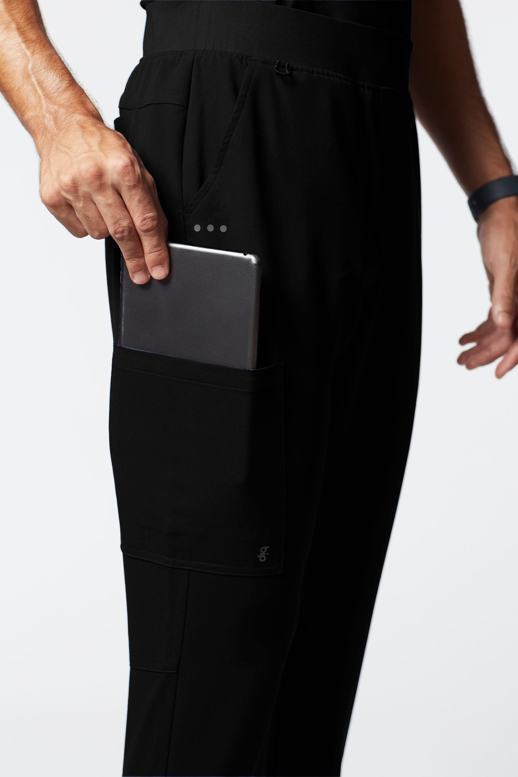 calça scrub masculina Soft Jatene (preto, verde, cinza, vinho)