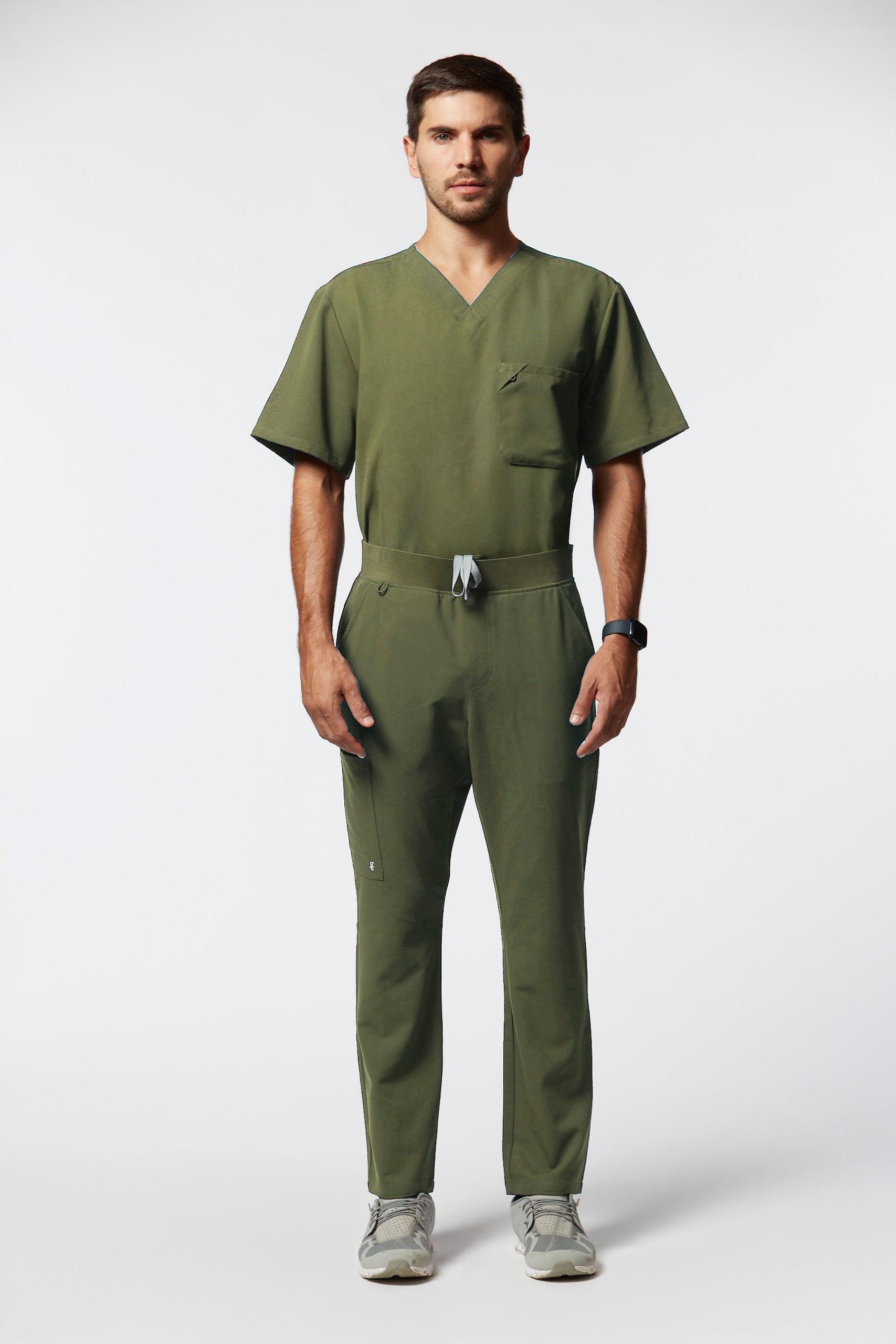 calça scrub masculina Soft Jatene (preto, verde, cinza, vinho)