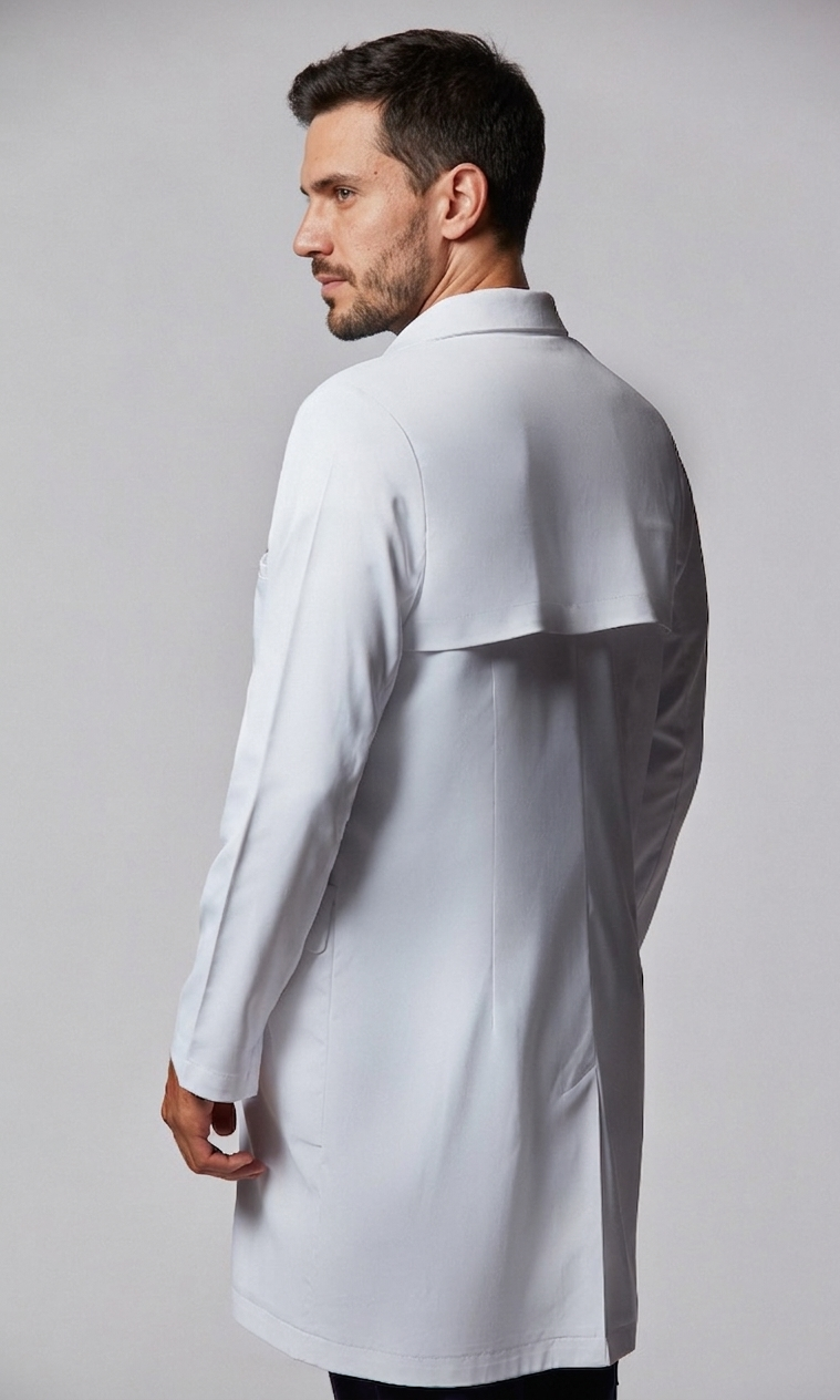 jaleco masculino Tech Fleming Branco