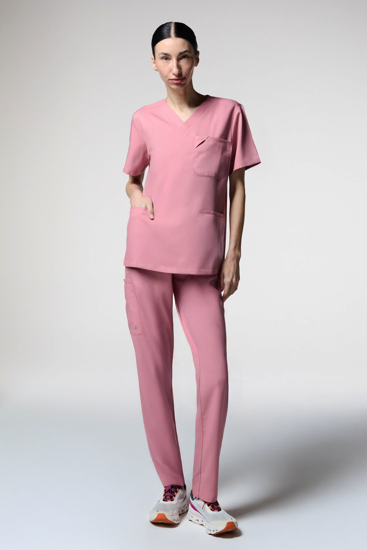 conjunto scrub feminino Next Tech Rosa Mauve (pré-venda)