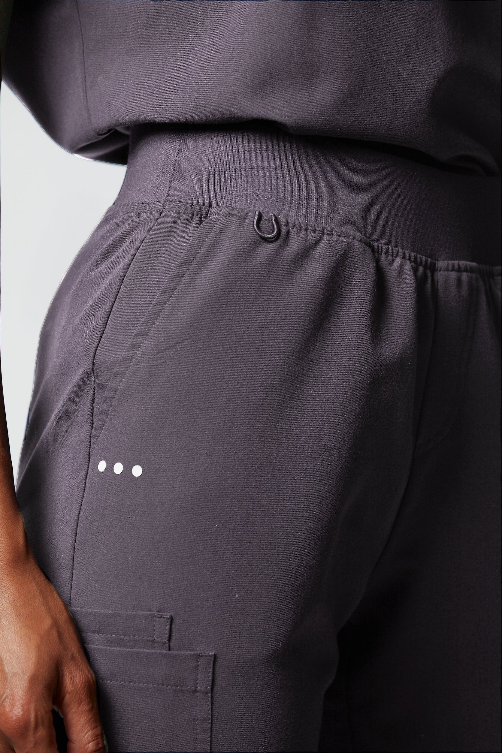 calça scrub feminina Soft Angelina Cinza - Pijama Cirurgico