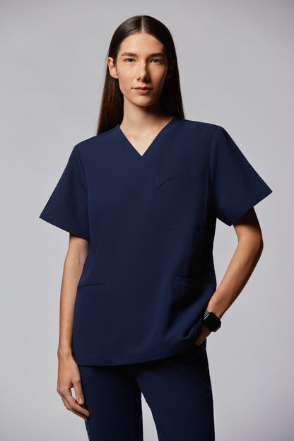 Camiseta Scrub Feminina confortável que não amassa | Pijama cirúrgico