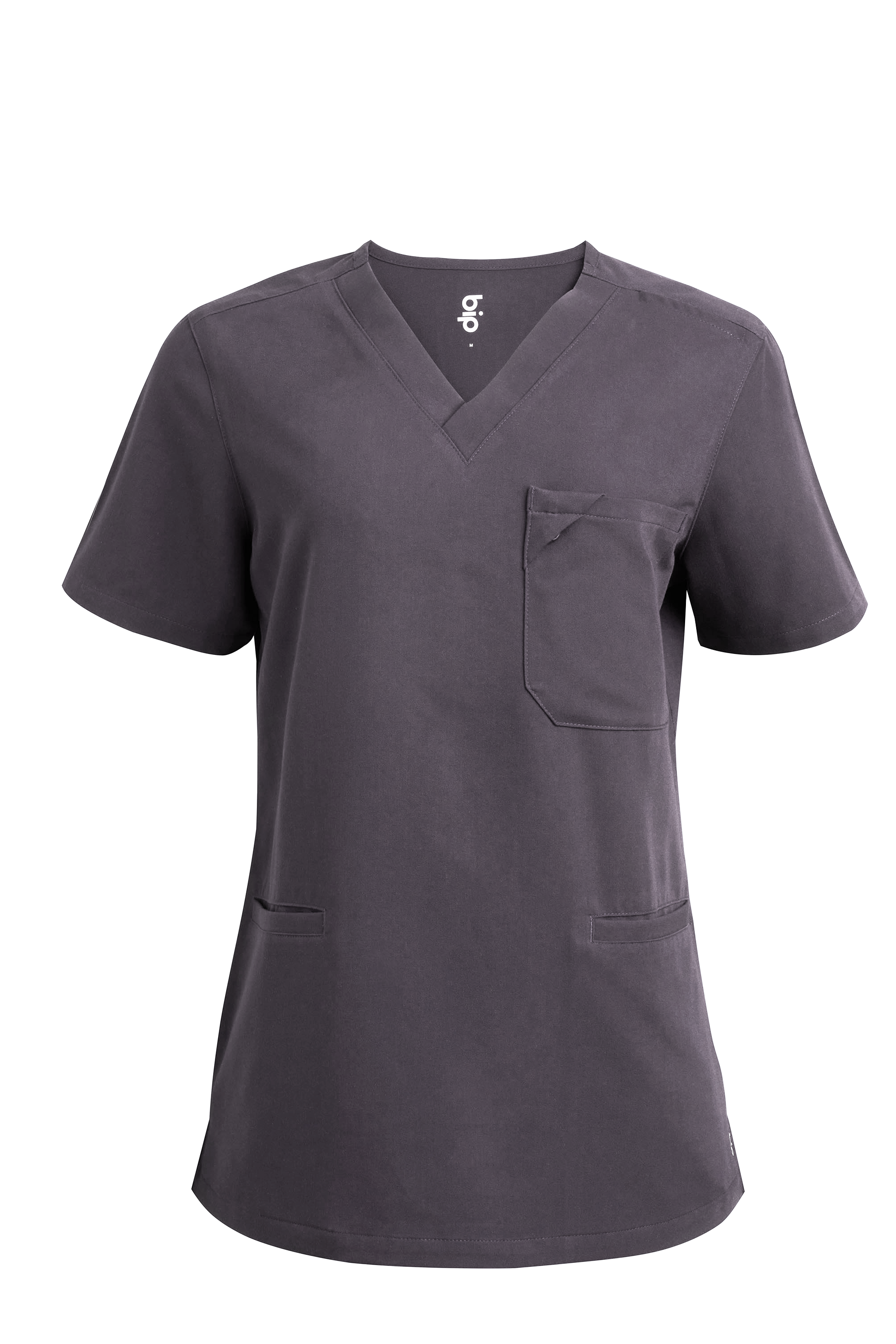 camiseta scrub feminina Soft Angelita Cinza - Pijama Cirurgico