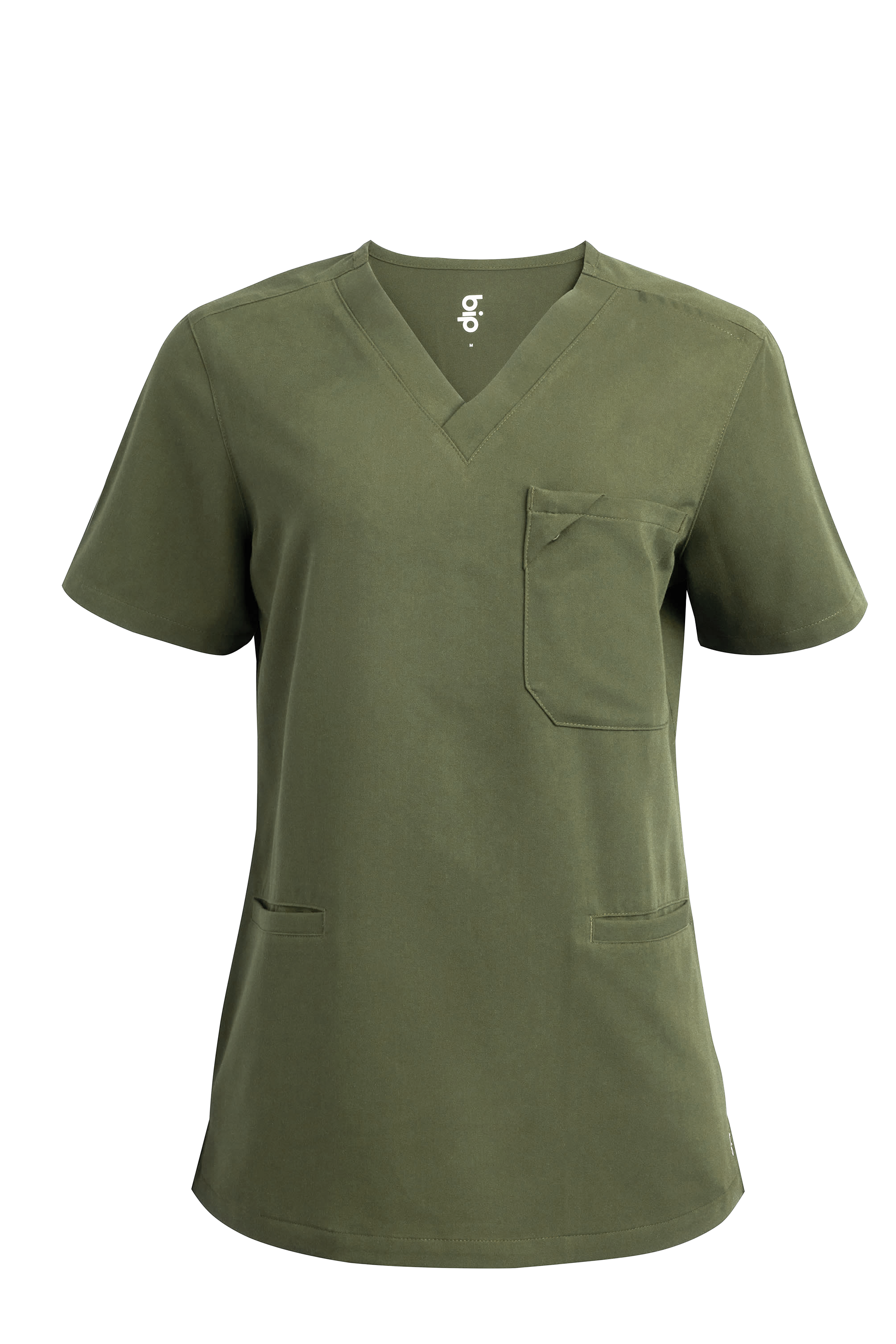 camiseta scrub feminina Soft Angelita Verde - Pijama Cirurgico
