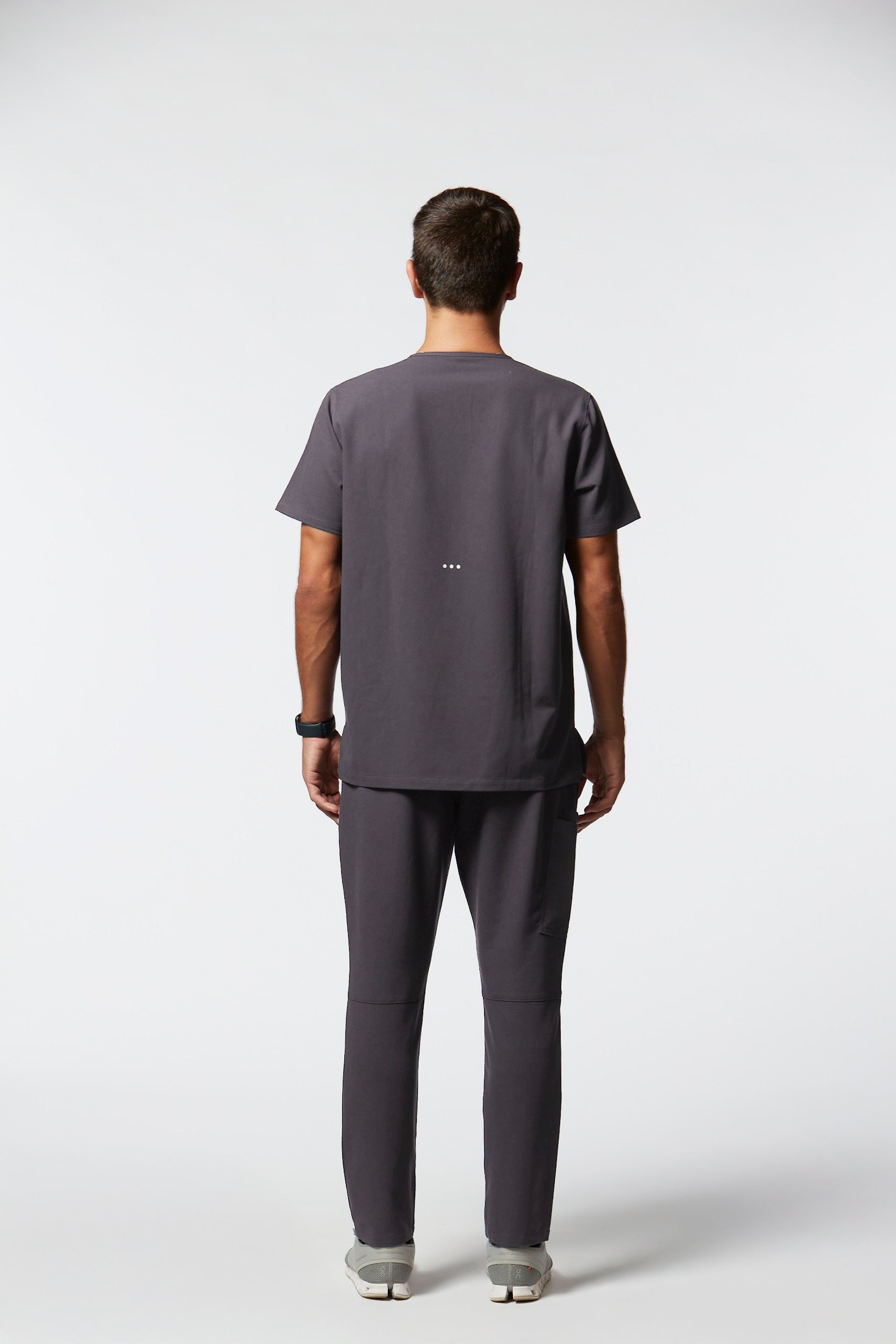 camiseta scrub masculina Soft Jatene Cinza - Pijama Cirurgico