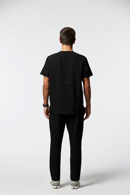 camiseta scrub masculina Soft Jatene Preto - Pijama Cirurgico