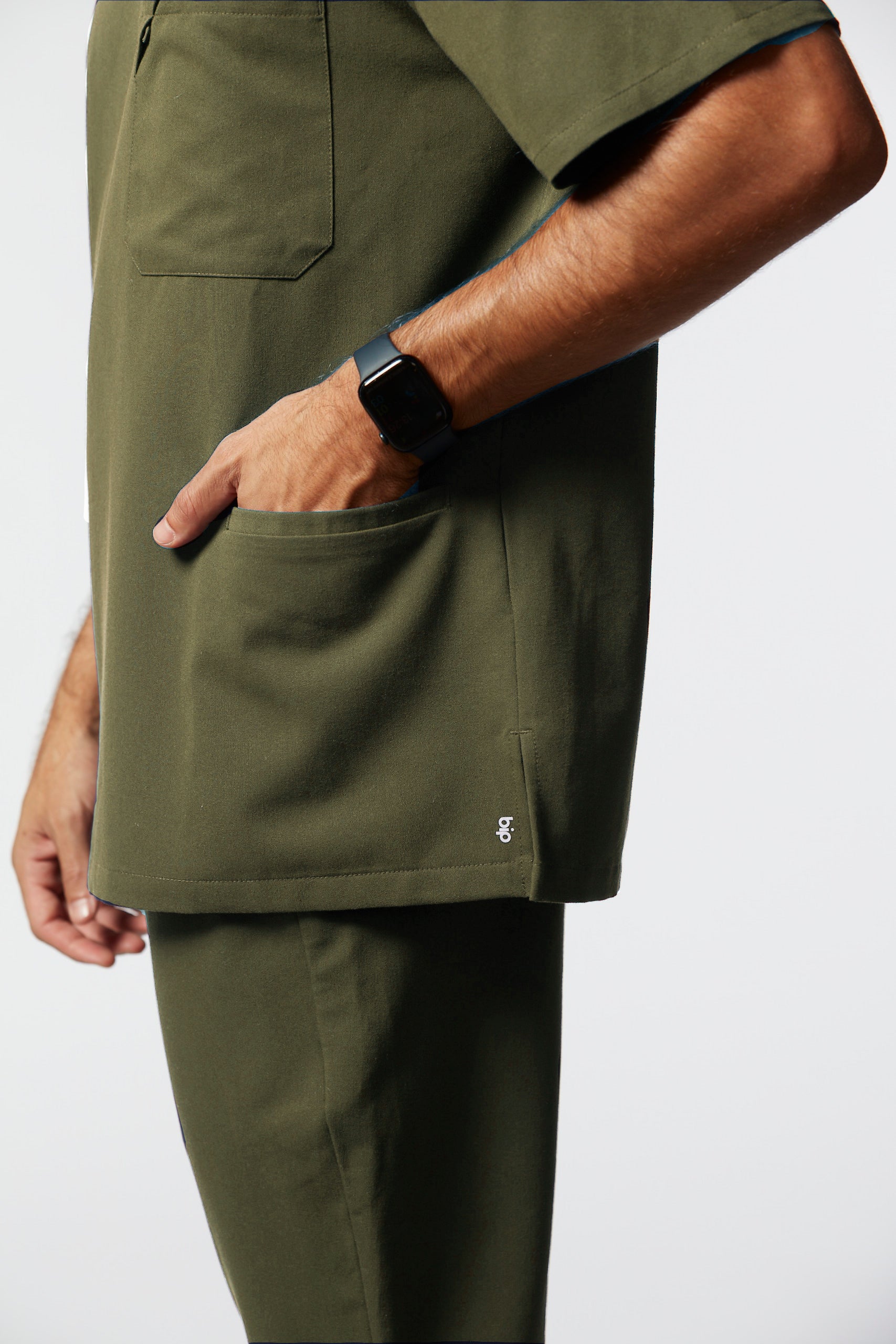 camiseta scrub masculina Soft Jatene Verde - Pijama Cirurgico