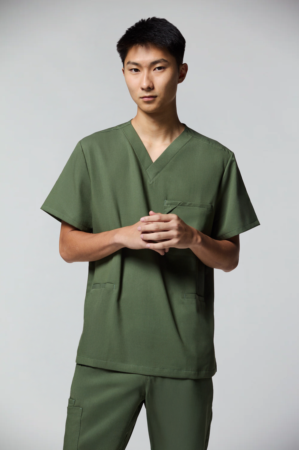 camiseta scrub masculina Soft Jatene Verde - Pijama Cirurgico