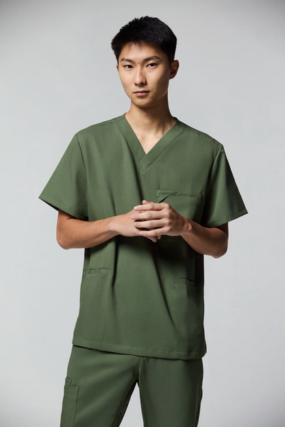 camiseta scrub masculina Soft Jatene Verde - Pijama Cirurgico