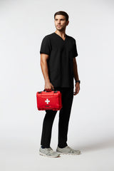 conjunto scrub masculina Soft Jatene Preto (pré-venda)