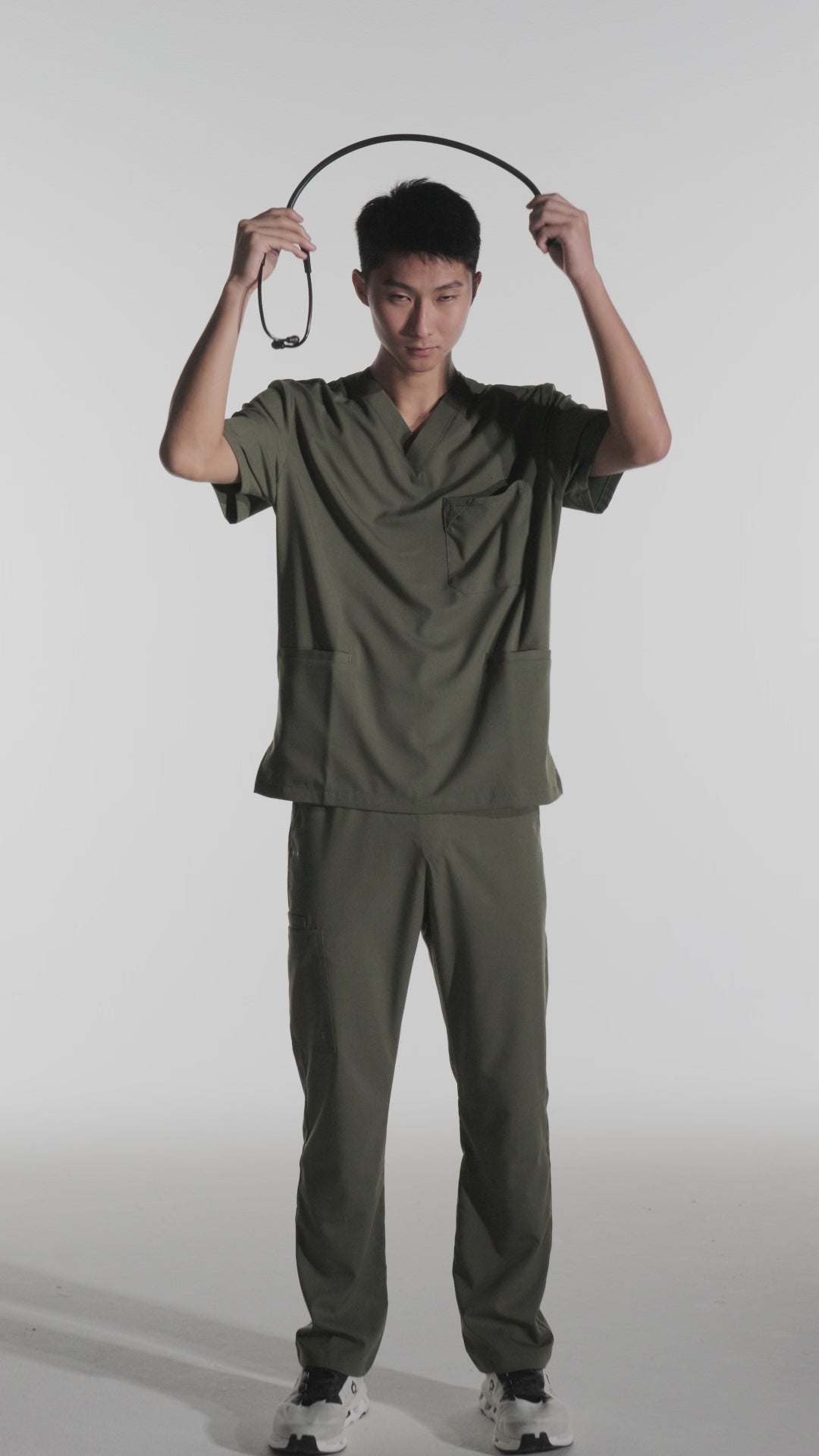 calça scrub masculina Soft Jatene (preto, verde, cinza, vinho)