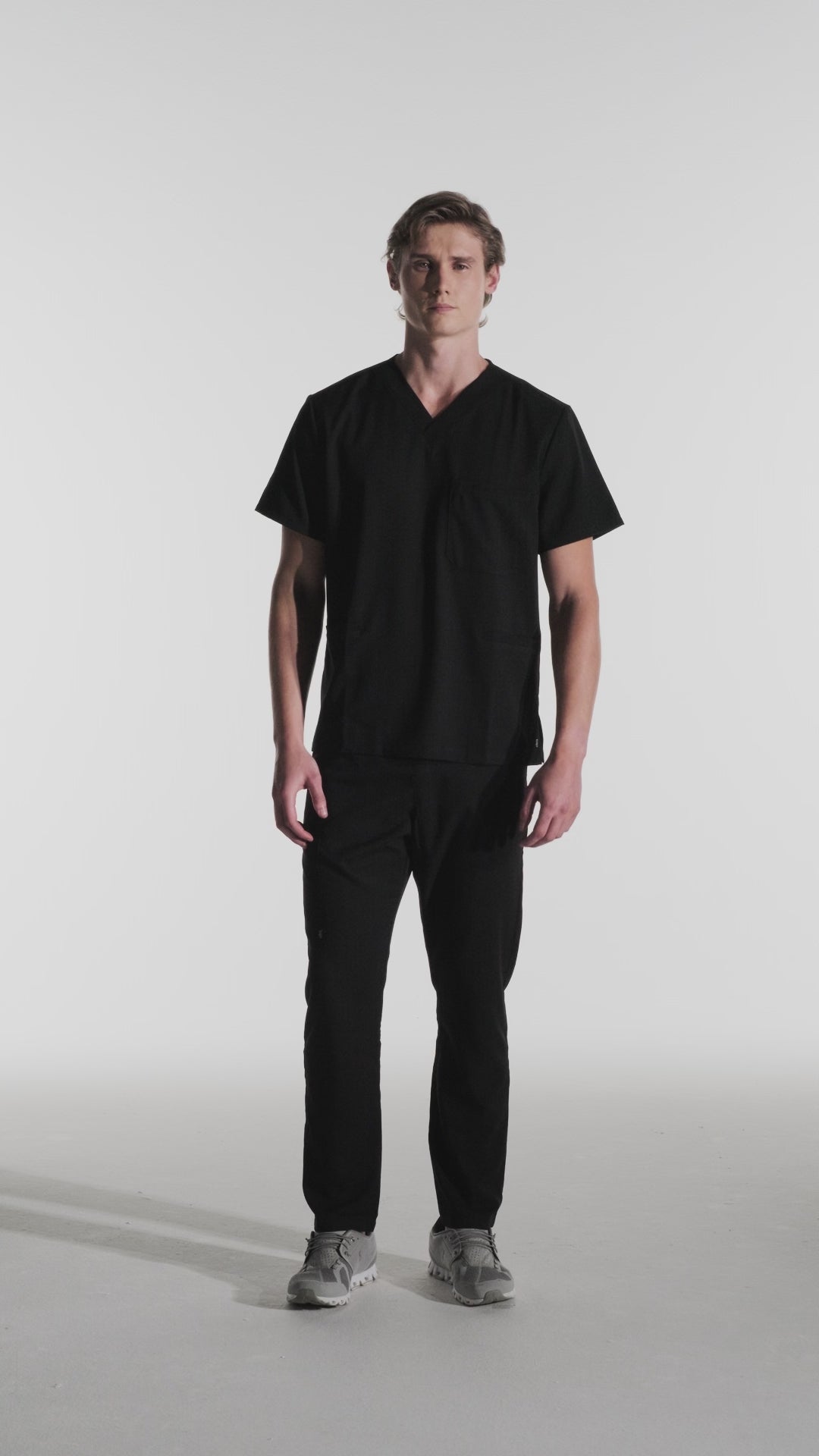 camiseta scrub masculina Soft Jatene (preto, verde, cinza, vinho)