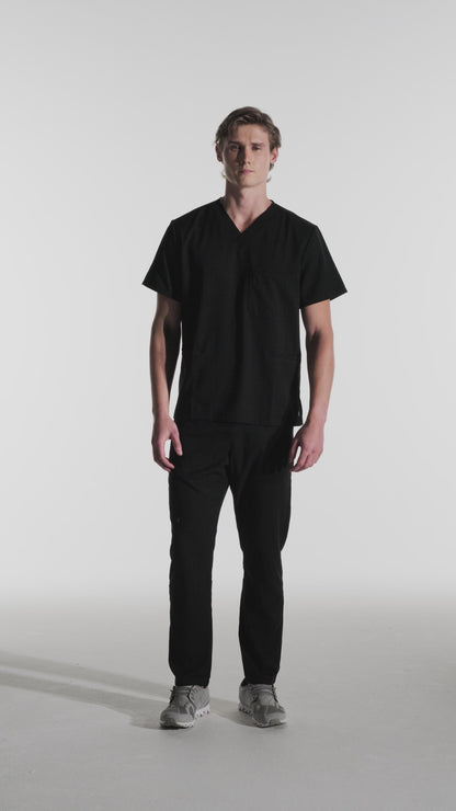 camiseta scrub masculina Soft Jatene (preto, verde, cinza, vinho)