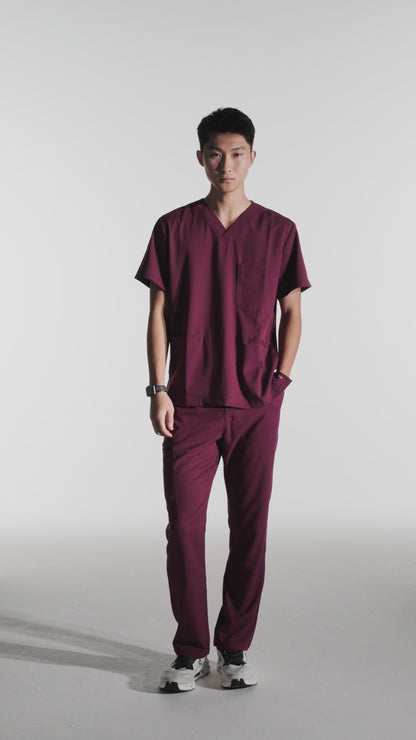 camiseta scrub masculina Soft Jatene (preto, verde, cinza, vinho)